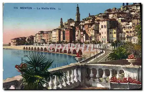 Cartes postales Menton La Vieille Ville