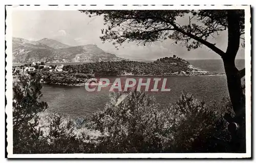 Cartes postales moderne Saint Jean Cap Ferrat Vue Sur Saint Hospice Cap D&#39Ail et la Tete de Chien