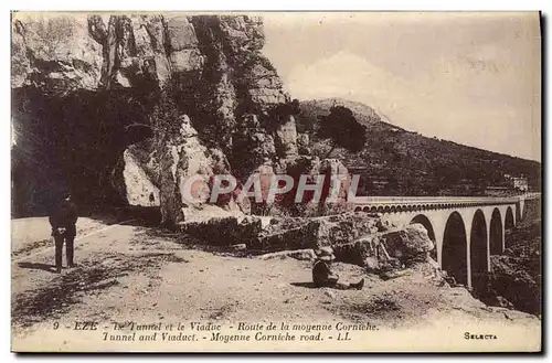 Ansichtskarte AK Eze Tunnel Et Le Viadue Route De La Moyenne Corniche