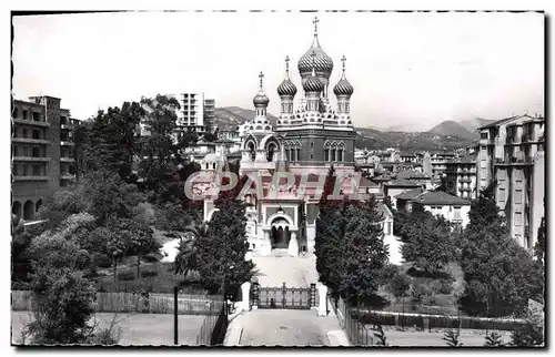 Ansichtskarte AK Nice L&#39Eglise Russe Russie Russia