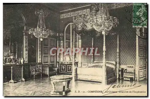 Ansichtskarte AK Compiegne Le Chateau Chambre De I&#39Imperatrice