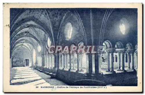 Cartes postales Narbonne Cloitre De I&#39Abbaye De Fontfroides