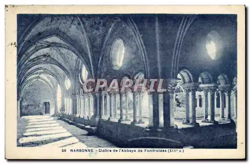 Cartes postales Narbonne Cloitre De I'Abbaye De Fontfroides