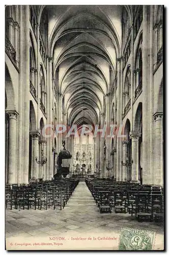 Ansichtskarte AK Noyon Interieur De La Cathedrale