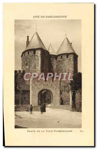 Cartes postales Cite De Carcassonne Porte De La Tour Narbonnaise