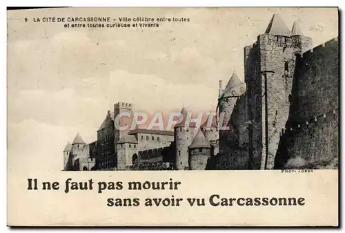 Ansichtskarte AK La Cite De Carcasonne