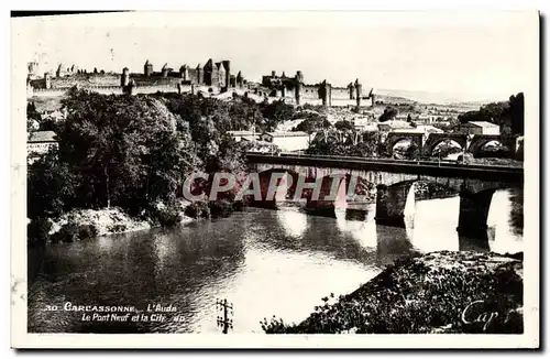 Cartes postales Carcassonne L&#39Aude Le Pont Neuf Et La Cite