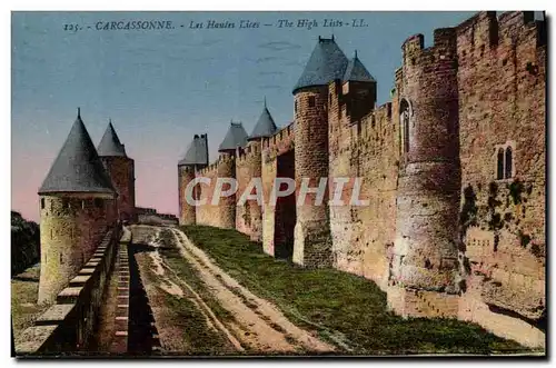 Ansichtskarte AK Cite De Carcassonne Les Hautes Lices