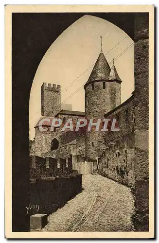 Cartes postales Cite De Carcassonne L'Avant Porte Et La Tour De La Justice