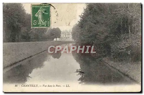 Cartes postales Chantilly Vue Dans Le Parc