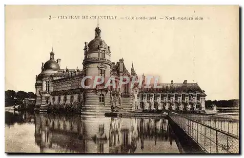 Ansichtskarte AK Chateau De Chantilly Cote Nord Quest