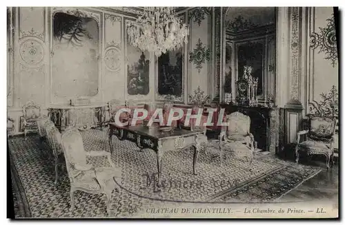 Cartes postales Chateau De Chantilly La Chambre Du Prince