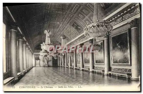 Cartes postales Compiegne Le Chateau Salle Des Fetes