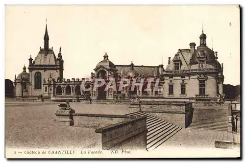 Cartes postales Chanteau De Chantilly La Facade