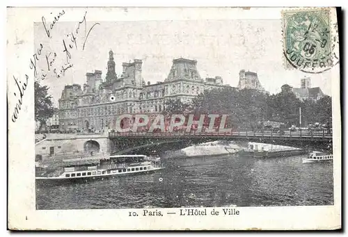 Cartes postales Paris L&#39Hotel De Ville