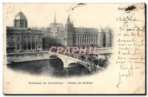 Cartes postales Tribunal De Commerce Palais De Justice Paris