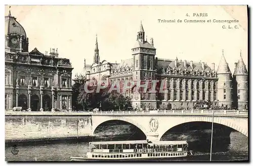 Ansichtskarte AK Paris Tribunal De Commerce Et Conciergerie