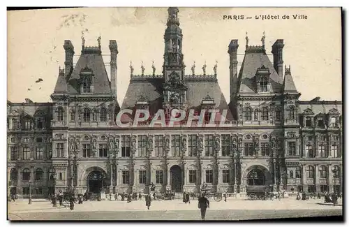 Cartes postales Paris L&#39Hotel De Ville