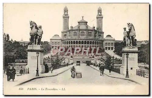 Cartes postales Paris Le Trocadero