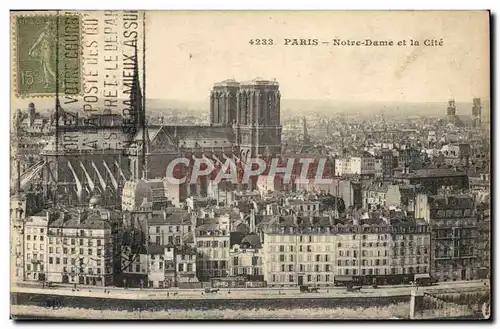 Cartes postales Paris Notre Dame Et La Cite