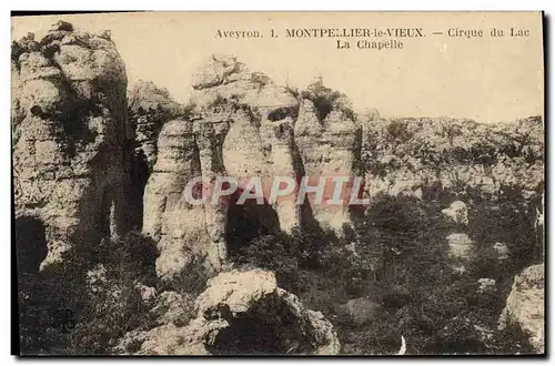 Ansichtskarte AK Aveyron Montpellier Le Vieux Cirque Du Lac La Chapelle