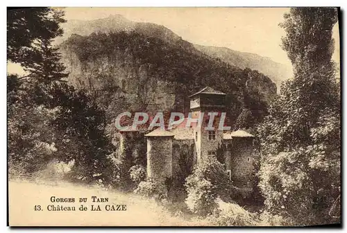 Cartes postales Gorges Du Tarn Chateau De La Caze