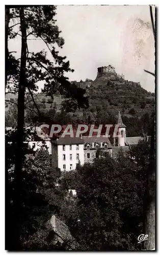 Moderne Karte Murols Le Chateau Et I&#39Eglise Vue A Travers Les Pins