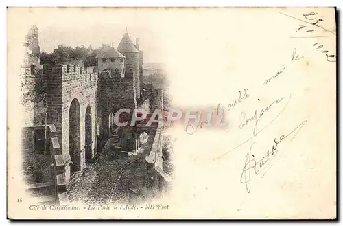 Cartes postales Cite De Carcassonne La Porte De I&#39Aude