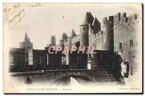 Ansichtskarte AK Cite De Carcassonne Les Lices