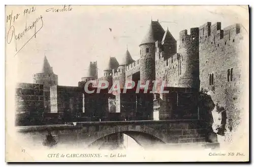 Cartes postales Cite De Carcassonne Les Lices