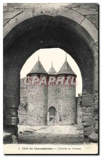 Cartes postales Cite De Carcassonne L&#39Entree Du Chateau