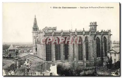 Cartes postales Cite De Carcassonne Basilique St Nazaire