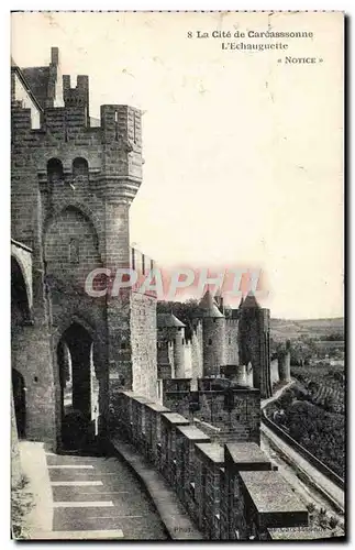 Cartes postales Cite De Carcassonne L&#39Echauguette
