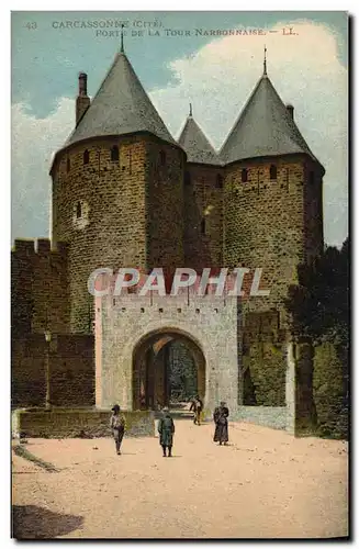 Cartes postales Cite De Carcassonne Port De la Tour Narbonnaise