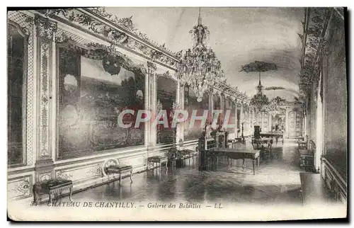 Ansichtskarte AK Le Chateau De Chantilly Galerie Des Batailles