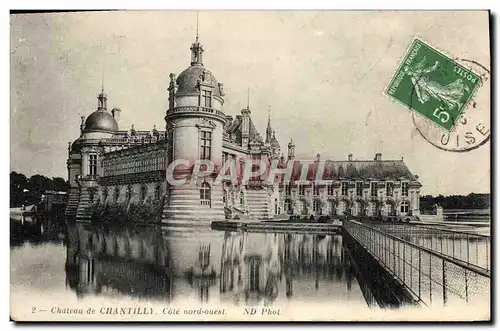 Ansichtskarte AK Chateau De Chantilly Cote Nord Ouest