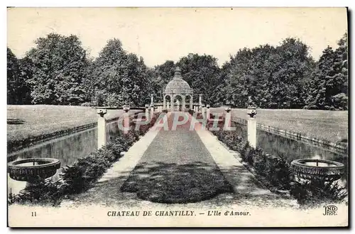Cartes postales Chateau De Chantilly L'Ile D'Amour