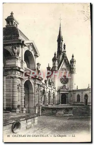 Cartes postales Chateau De Chantilly La Chapelle