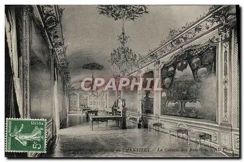 Cartes postales Chateau De Chantilly La galerie des Batailles