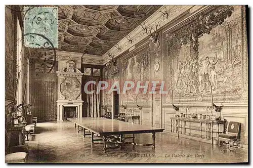 Cartes postales Chateau De Chantilly La Galerie Des Gerfs