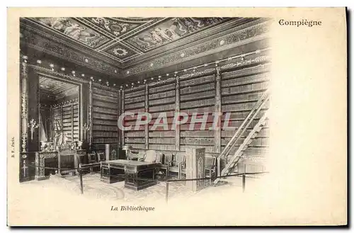 Cartes postales Compiegne La Bibliotheque