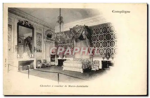 Cartes postales Compiegne A Coucher De Marie Antoinette