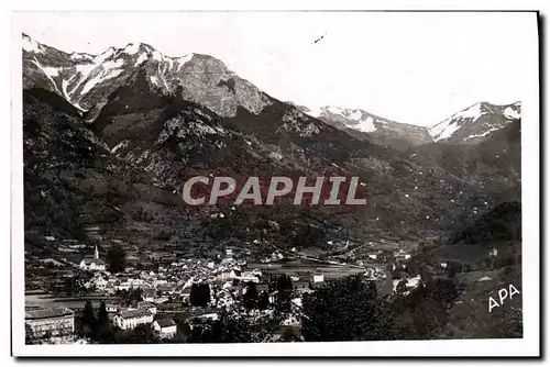 Cartes postales moderne Aulus Les Bains Vue Generale Et Le Col De Saleix