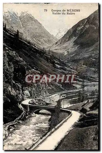 Cartes postales Gorges De Merens Vallee Du Nabre