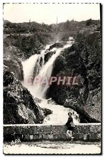 Moderne Karte Merens les Vals Cascade de Besines