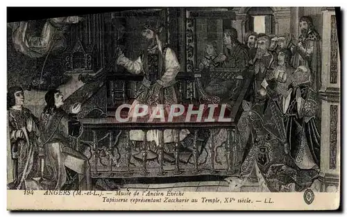 Cartes postales Angers Musee De I&#39Ancien Eveche Tapisserie representant Zaccharie au temple