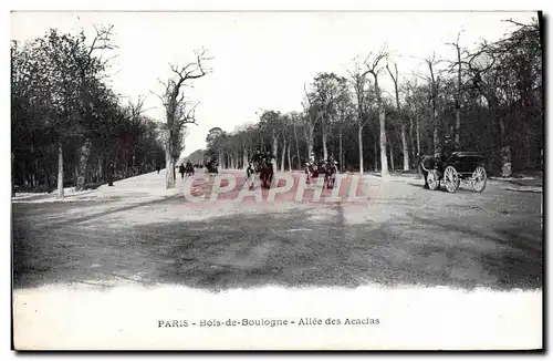 Ansichtskarte AK Paris Bois De Boulogne Allee Des Acacias