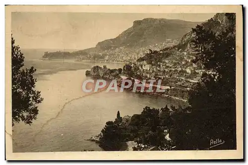 Cartes postales La Principaute De Monaco Vue De Roquebrune