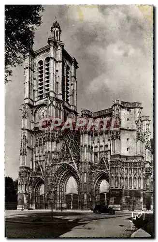 Moderne Karte Troyes La Cathedrale St Pierre Et St Paul