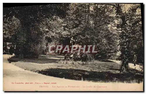 Cartes postales Troyes Les Squares Et Promenades Le Jardin de Chevreuse